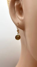 Load image into Gallery viewer, Angel Gold Earrings, 14K Solid Gold Earrings