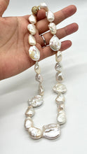 Load image into Gallery viewer, Baroque Pearl Necklace, White Freshwater, Modern Pearl Necklace, Statement Necklaces, Birthday Gift for Women, Jewelry for Woman