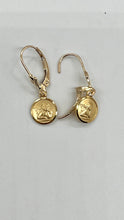 Load image into Gallery viewer, Angel Gold Earrings, 14K Solid Gold Earrings