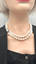 Load image into Gallery viewer, Pearl Necklace, Freshwater Pearl Necklace, Wedding Necklace, Anniversary Gift for Wife, Birthday Gift for Mom, Jewelry for Woman, Christmas