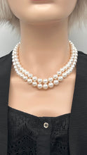Load image into Gallery viewer, Pearl Necklace, Freshwater Pearl Necklace, Wedding Necklace, Anniversary Gift for Wife, Birthday Gift for Mom, Jewelry for Woman, Christmas