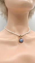 Load image into Gallery viewer, Mabe Pearl Necklace, 14K Solid Gold, Natural South Sea Pearl, Handmade Necklace, Birthday Gift for Women,