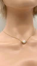 Load image into Gallery viewer, 18K Gold Pearl Necklace