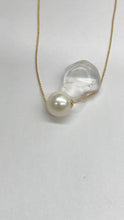 Load image into Gallery viewer, 18K Gold Pearl Necklace