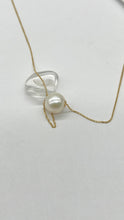 Load image into Gallery viewer, 18K Gold Pearl Necklace