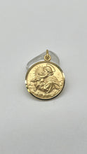 Load image into Gallery viewer, 18K Saint Anthony Pendant, 21mm