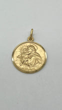 Load image into Gallery viewer, 18K Saint Anthony Pendant, 21mm
