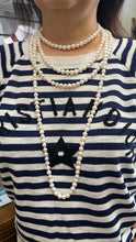 Load image into Gallery viewer, Very Long Pearl Necklace, 80 inches, 8-9mm Pearl Size, White Pearl Necklace