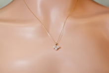 Load image into Gallery viewer, Akoya Pearl Gold Necklace, 10K 14K 18K Solid Gold, 4mm Akoya Sea Pearl Necklace, Birthday Gift for Women, Mothers Day Gift