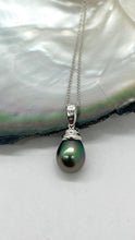 Load image into Gallery viewer, Tahitian Pearl Diamond 14K Necklace