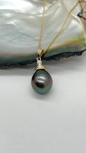 Load image into Gallery viewer, Tahitian Pearl Diamond 14K Gold Necklace