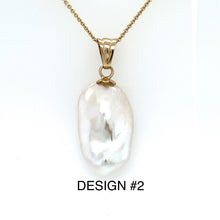 Load image into Gallery viewer, Keshi Pearl Gold Necklace, 14K Irregular Shape Pearl Necklace, Birthday Gift for Women, Bridesmaid Gift, Summer Necklace, Gift