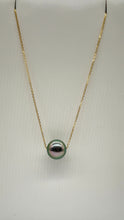 Load image into Gallery viewer, Tahitian Pearl Necklace, 10K 14K 18K Gold
