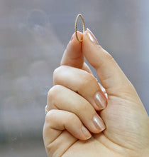 Load image into Gallery viewer, Rope Gold Ring, 1.2MM, 10K Gold Wedding Band as Twisted Ring, Thin Stacking Rings, Birthday Gift for Women, Valentine’s Day Gift