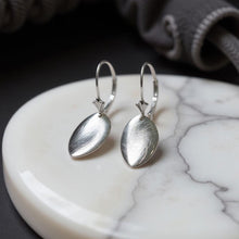 Load image into Gallery viewer, Leaf Dangle Earrings, 925 Sterling Silver Earrings, Handmade Earrings