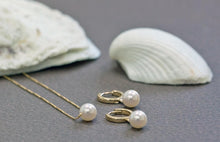 Load image into Gallery viewer, Akoya Pearl Necklace, 10K 14K 18K Gold