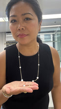 Load image into Gallery viewer, Pearl Gold Necklace, 36in Long Necklace
