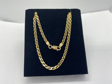 Load image into Gallery viewer, 14K Gold Anchor Chain, 3MM, Mariners Necklace, Necklace for Men, Birthday Gift Men, Investment Jewelry
