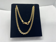 Load image into Gallery viewer, 14K Gold Anchor Chain, 3MM, Mariners Necklace, Necklace for Men, Birthday Gift Men, Investment Jewelry
