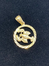 Load image into Gallery viewer, 10K Cancer Zodiac Sign Pendant

