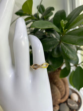 Load image into Gallery viewer, 10K Gold Infinity Ring, Yellow Gold Infinity Ring, Love Promise Ring, Engagement Ring, Friendship Ring, Birthday Gift Women,
