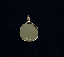Load image into Gallery viewer, Gold Baptism Pendant, 14K Solid Gold Baptism Necklace, Baby Baptism Gift, Gift for Baby, Baptism Personalize Souvenir
