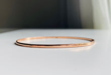 Load image into Gallery viewer, 10K Gold Bangle Bracelet, Slip On Stackable Bangles, Bracelet for Women, Birthday Gift for Women, Mothers Day Gift
