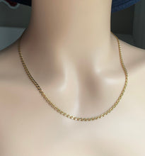 Load image into Gallery viewer, 14K Gold Anchor Chain, 3MM, Mariners Necklace, Necklace for Men, Birthday Gift Men, Investment Jewelry
