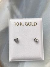 Load image into Gallery viewer, Earrings for Baby, 10K Solid Gold, Newborn Baby Earrings, Birthday Gift for Baby Girl,  For Toddler, Presents
