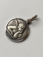 925 Angel Silver Pendant, 12mm