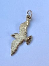 Load image into Gallery viewer, Dove Gold Pendant, 10K Solid Gold Bird Necklace, Birthday Gift for Mom, Christmas Presents
