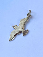 Load image into Gallery viewer, Dove Gold Pendant, 10K Solid Gold Bird Necklace, Birthday Gift for Mom, Christmas Presents
