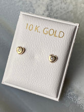 Load image into Gallery viewer, Earrings for Baby, 10K Solid Gold, Newborn Baby Earrings, Birthday Gift for Baby Girl,  For Toddler, Presents
