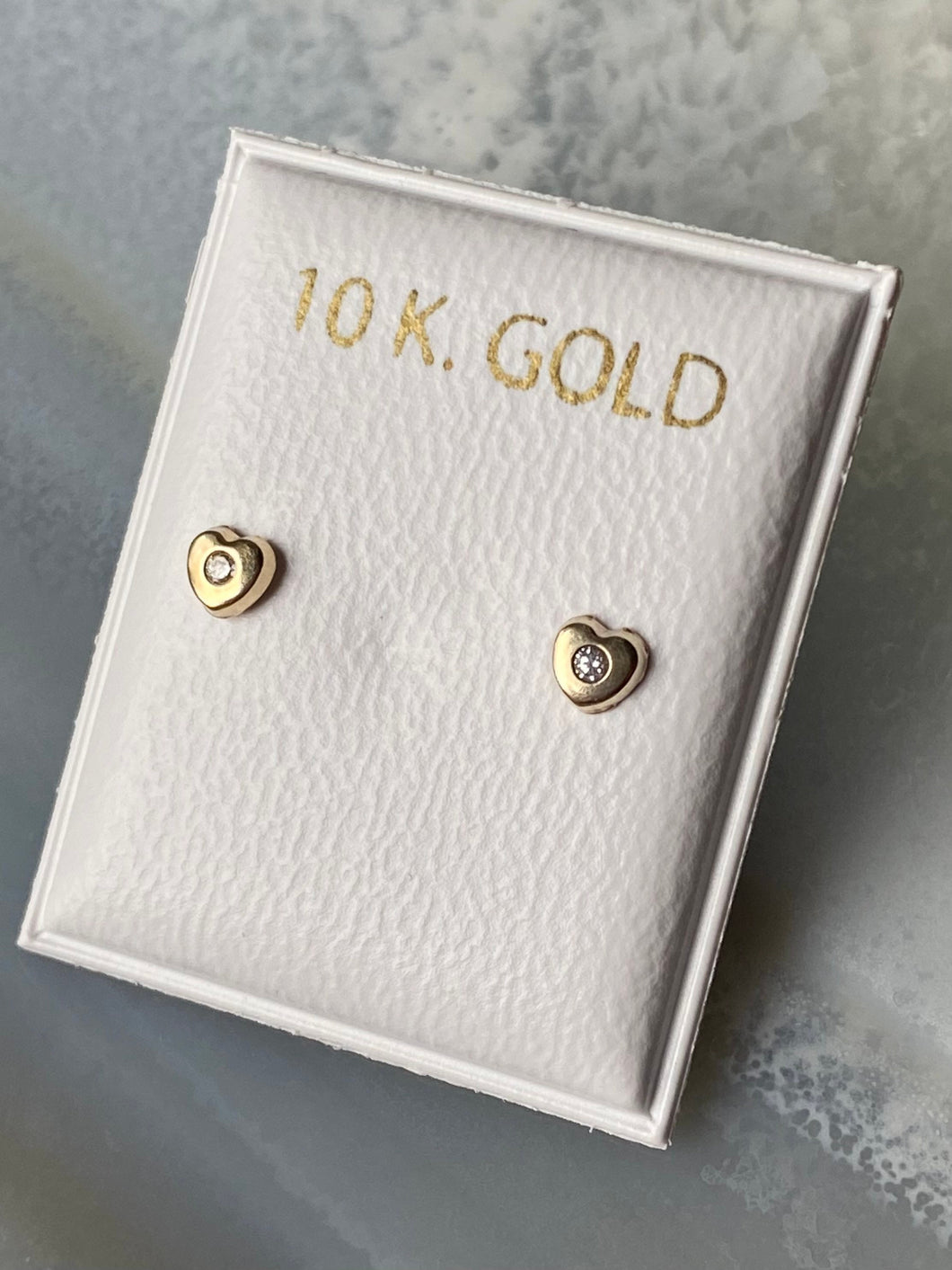 Earrings for Baby, 10K Solid Gold, Newborn Baby Earrings, Birthday Gift for Baby Girl,  For Toddler, Presents
