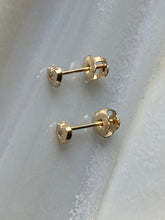 Load image into Gallery viewer, Earrings for Baby, 10K Solid Gold, Newborn Baby Earrings, Birthday Gift for Baby Girl,  For Toddler, Presents
