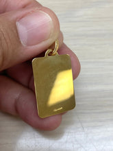 Load image into Gallery viewer, Aries Zodiac Gold Pendant, 18K Solid Yellow Gold Aries Zodiac Sign, Fancy Capricorn 3D Design, Mothers Day Gift
