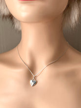 Load image into Gallery viewer, Heart Necklace Silver, 925 Sterling Silver Heart Pendant, Love Gift for Girlfriend, Birthday Gift for Women, Mothers Day Gift
