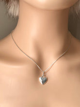 Load image into Gallery viewer, Heart Necklace Silver, 925 Sterling Silver Heart Pendant, Love Gift for Girlfriend, Birthday Gift for Women, Mothers Day Gift
