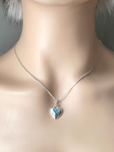 Load image into Gallery viewer, Heart Necklace Silver, 925 Sterling Silver Heart Pendant, Love Gift for Girlfriend, Birthday Gift for Women, Mothers Day Gift
