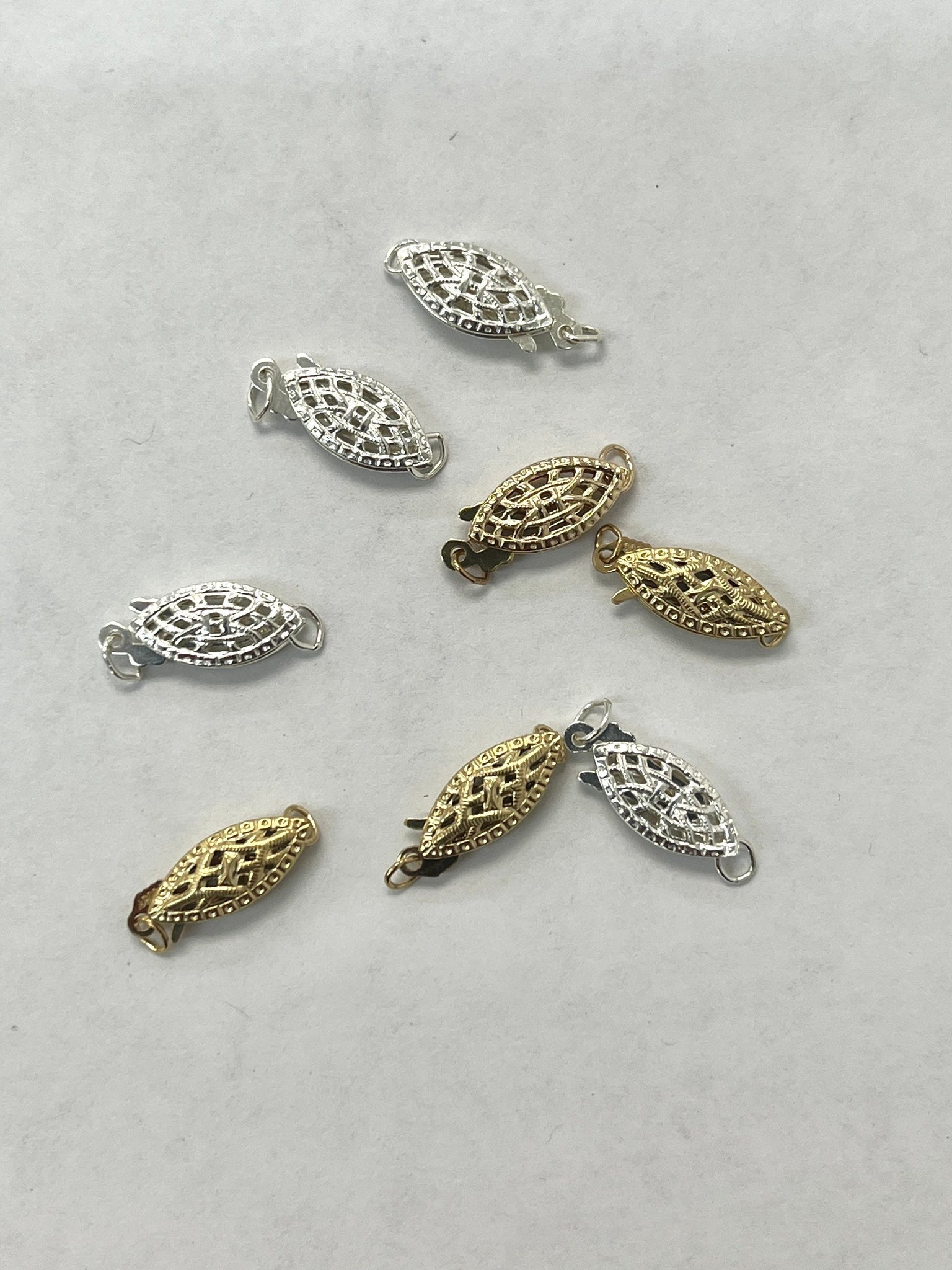clasp hook fish Pearl Fishhook Clasp, 925 Sterling Silver Fish Hook Clasp, Gold Plated – MyTreasureGem