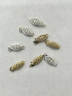 Pearl Fishhook Clasp, 925 Sterling Silver Fish Hook Clasp, Gold Plated Clasp, Supplies Finding for Necklace