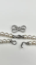 Load image into Gallery viewer, White Pearl Bracelet, 2 Row Freshwater Pearl, Versatile Statement Bracelet, Birthday Gift for Mom,

