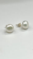 Pearl Silver Stud Earrings, 3-9.5mm, Earrings for Women, Freshwater Pearl Earrings, June Birthstone, Birthday Gift Women, Affordable Gift