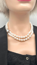 Load image into Gallery viewer, Pearl Necklace, Freshwater Pearl Necklace, Wedding Necklace, Anniversary Gift for Wife, Birthday Gift for Mom, Jewelry for Woman, Christmas
