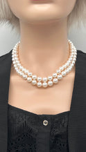 Load image into Gallery viewer, Pearl Necklace, Freshwater Pearl Necklace, Wedding Necklace, Anniversary Gift for Wife, Birthday Gift for Mom, Jewelry for Woman, Christmas
