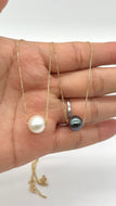 18K Gold Pearl Necklace