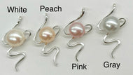 Pearl Statement Pendant Necklace, 925 Sterling Silver, Handmade Jewelry, Necklace for Women, Mothers Day Gift
