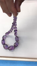 Load and play video in Gallery viewer, Amethyst Statement Necklace, February Birthstone

